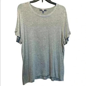 Marled Reunited Clothing Ruffle sleeve top